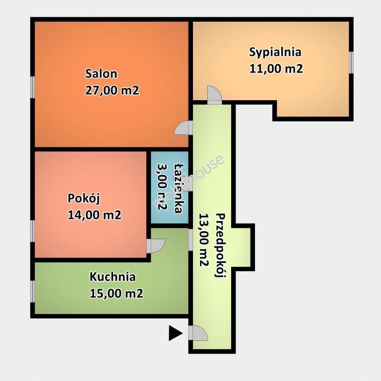 Mieszkanie na sprzedaż, Ostródzki, Ostróda, Grunwaldzka