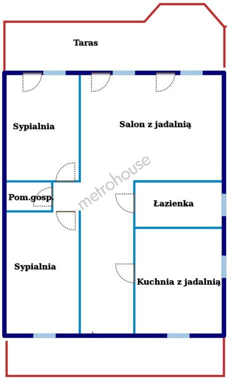 Flat  for rent, Łódź, Bałuty, Flandryjska