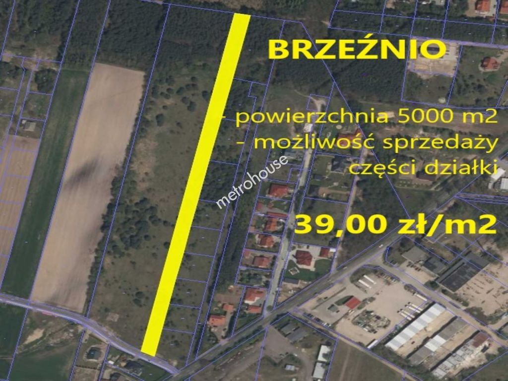 Plot   for sale, Sieradzki, Brzeźnio