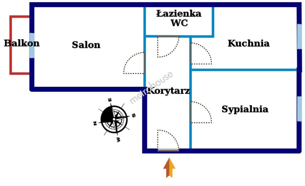 Flat  for sale, Skarżyski, Skarżysko-Kamienna, Prusa