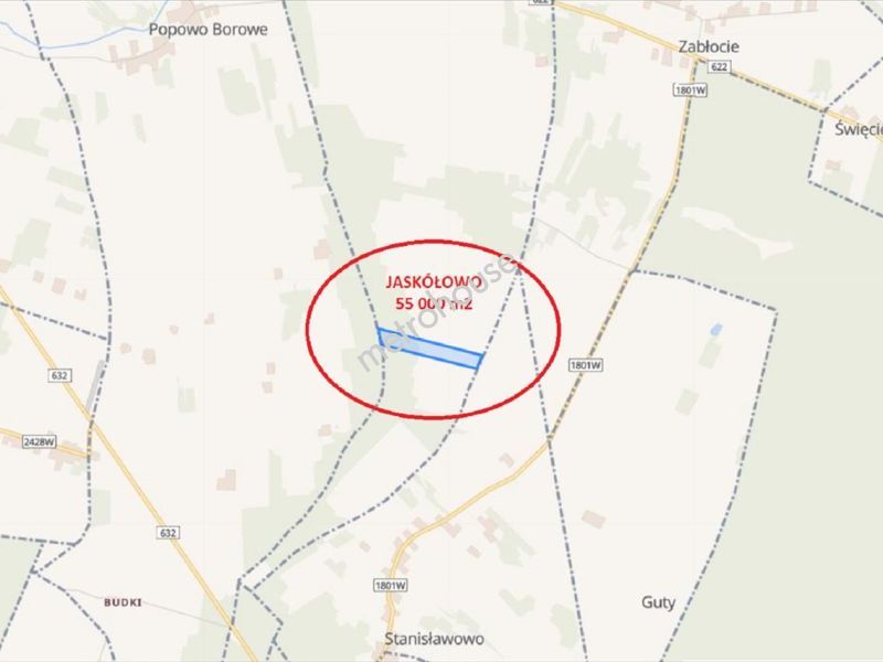 Działka na sprzedaż, Nowodworski, Jaskółowo