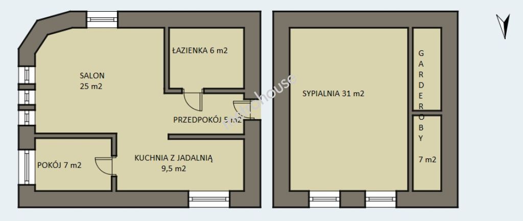 Flat  for sale, Toruń, Konstytucji 3 Maja