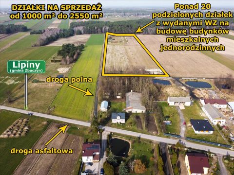Sprzedaż Działka Lipiny, pow. siedlecki