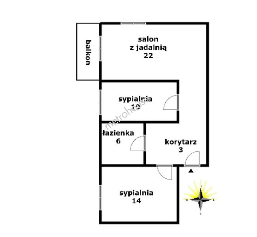 Flat  for rent, Wejherowski, Rumia, Jeziorna